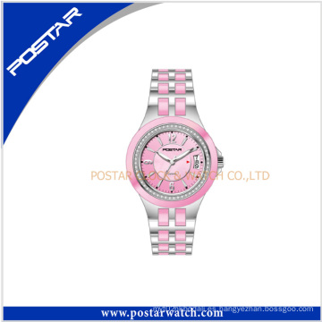 Nuevo color rosa Vogue relojes para las mujeres 2016